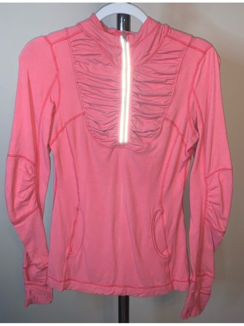 Lululemon Pink 1/2 Zip hooded